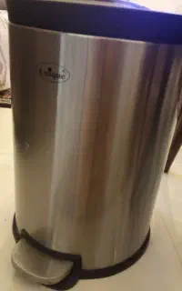 سطل زباله استیل آرام بند یونیک ۱۲لیتری