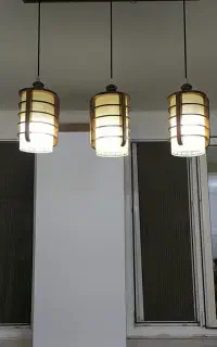 لوستر چوبی 3شاخه