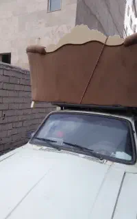 حمل اثاثیه منزل با مسقف پتودار وانت تلفن جعفری