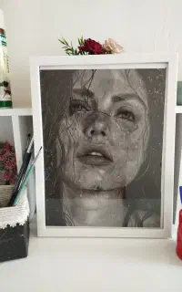 نقاشی سیاه قلم، سفارش تابلو،