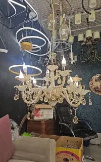 لوسترگلوریابرنج.برنجی ضمانتی۱۰+۸+۲شعله aby light43