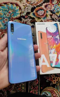 گوشی سامسونگ SAMSUNG A70 درحدنو نو حافظه 128 رام 6