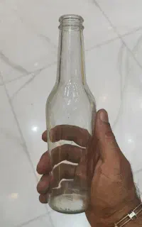 شیشه تشتک خور شفاف (سفید) 330 میل