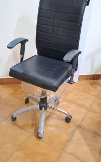 صندلی صندل اداری دفتری چرخدار دسته تاشو دانشجویی