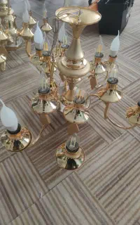۵ عدد لوستر آب طلا