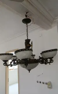 لوستر ۶شاخه تمیز