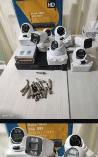 دستگاه ۱۶ کانال ۵ مگاپیکسل  به همراه ۹ عدد دوربین