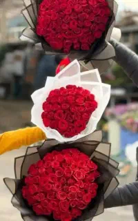 دسته گل اقتصادی رز هلندی تزیین
