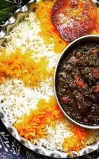 فروش خورشت قورمه سبزی مجلسی تهرانی بدون برنج