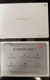 تبلت ۲۵۶ xiaomi pad 7 (پلمپ ، فقط یک بار شارژ شده)
