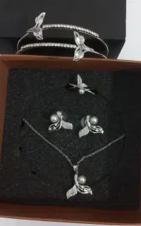 ست استیل دم وال و مروارید