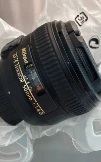 لنز نیکون Nikon 50 f1/4G انباکس شده