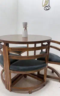 نهارخوری کم جا چوبی