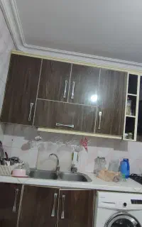 کابینت ام دی اف  همراه با هود و گاز