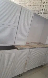 کابینت آماده ممبران کد ۲بدنه فلز هود سینک گاز
