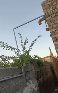 لوله کش گاز و آب نرده حفاظ