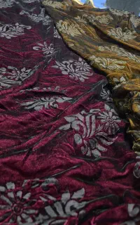 پارچه مخمل و نخی