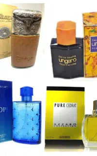 مجسمه  قدیمی ، شیشه عطر ادکلن خالی دکوری *