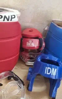 دو عدد ست لوازم مبارزه تکواندو
