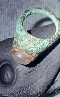 انگشتر نگین جواهر کهنه