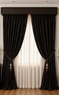 کنارپرده ای به همراه آویز