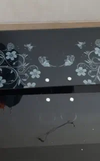 دوعددمیز شیشه ای ال ای دی