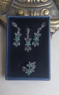 سرویس نقره سیاه قلم