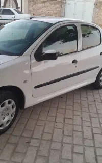 ۲۰۶مدل ۹۰بدون رنگ فقط درب موتور استوک تعویض شده