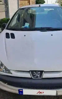 پژو ۲۰۶ sd مدل ۸۸ بی رنگ