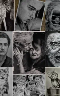 آموزش مجازی نقاشی سیاه قلم هایپررئال و رئال