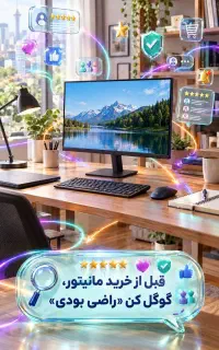 نظرات و تجربه خرید مانیتور در راضی بودی