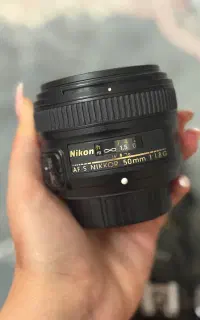 لنز ۵۰ فیکس نیکون f1/8