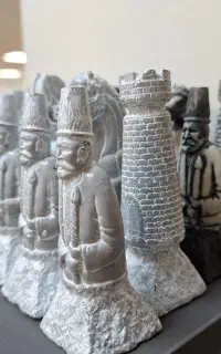مهره های هخامنشی پودر سنگی شطرنج