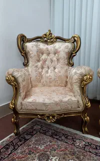 مبل سلطنتی۹نفره با۳ عددجلو مبلی