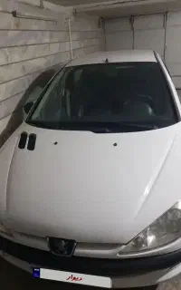 پژو ۲۰۶SDمدل ۸۶ سفید V1 موتور TU5