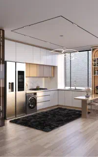 طراحی داخلی نما ساختمان کابینت با نرم افزار 3Dsmax