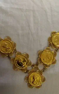 فروش گردنبند طلا نو نو به قیمت تابلو