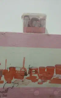 سرویس پلاستیک صورتی شیک