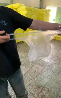 نایلکس نایلون دسته دار رکابی مواد نو تعداد بالا