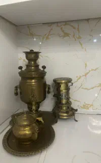 سماوربرنجی زغالی
