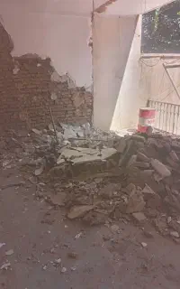 تخریب ساختمان و کارگر کنتراتی