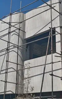 اجرای آجر نما نسوز سنتی معمولی چسبی وسنگ
