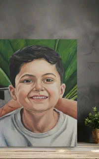 سفارش نقاشی با تکنیک مداد رنگی و سیاه قلم