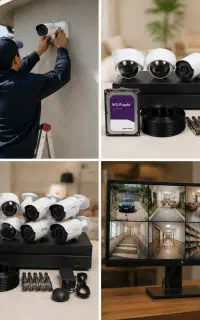 فروش ویژه دوربین مداربسته + ضمانت + چک