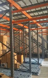 دوطبقه سازی انبارومغازه باقفسه راک بالکن