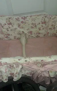تخت خواب چرخ دار وصندلی رولوک تاشو وصندلی شو نوزاد