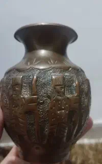 سینی وجا شمعی قلم کاری شده 1311