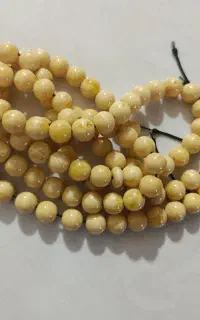 تسبیح کهربا طبیعی بدونه شکستگی سالم وکامل