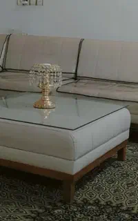 ی دست مبل ال با میز وسط