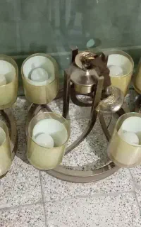 ۳عدد لوستر طلایی